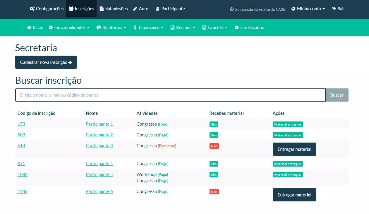 zuando o cruzeiro memes - Tela do sistema